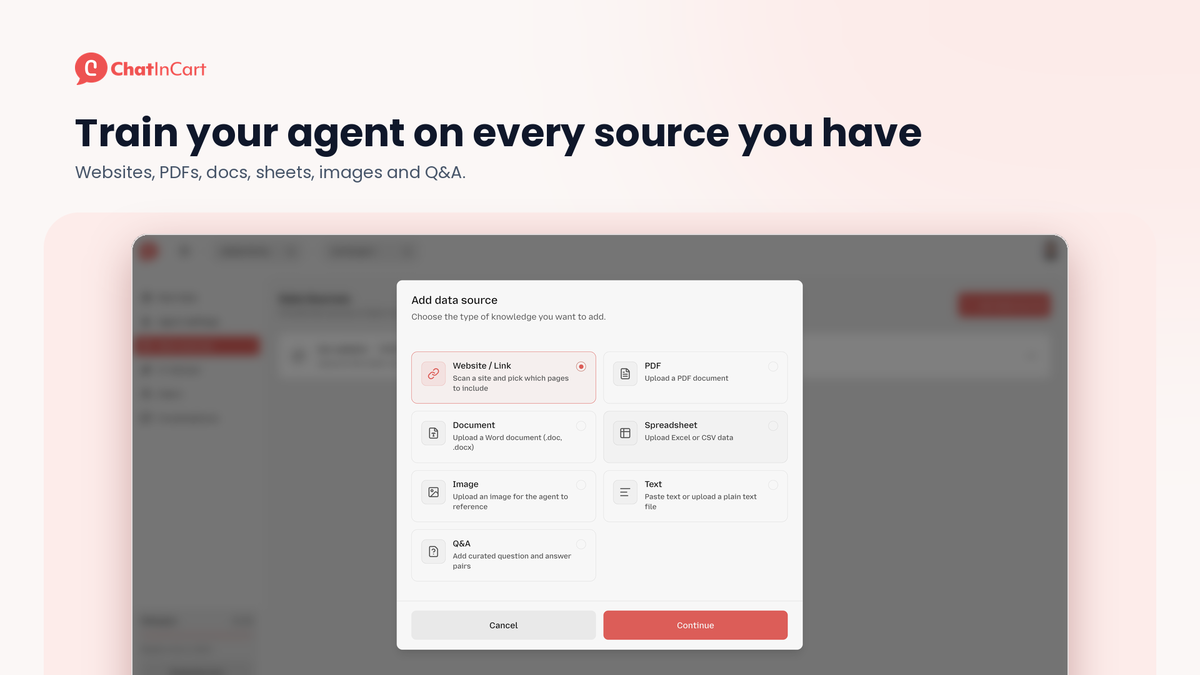 Train your agent on every source you have