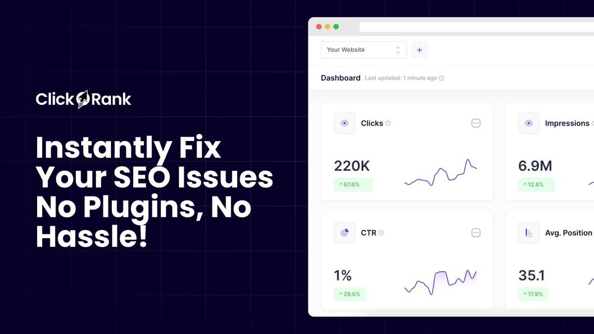 Fix SEO issues instantly