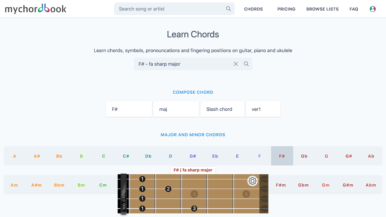 Mychordbook