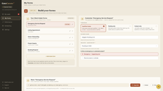 GateCurate intake form with trade-specific qualifying questions thumbnail