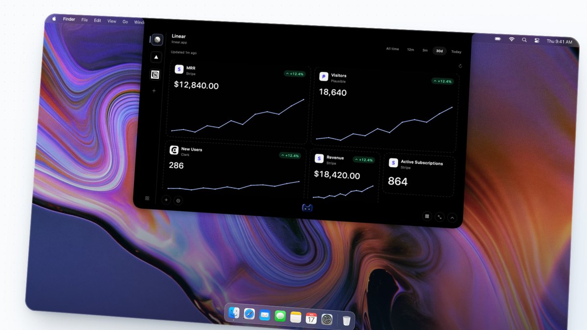 One dashboard per project