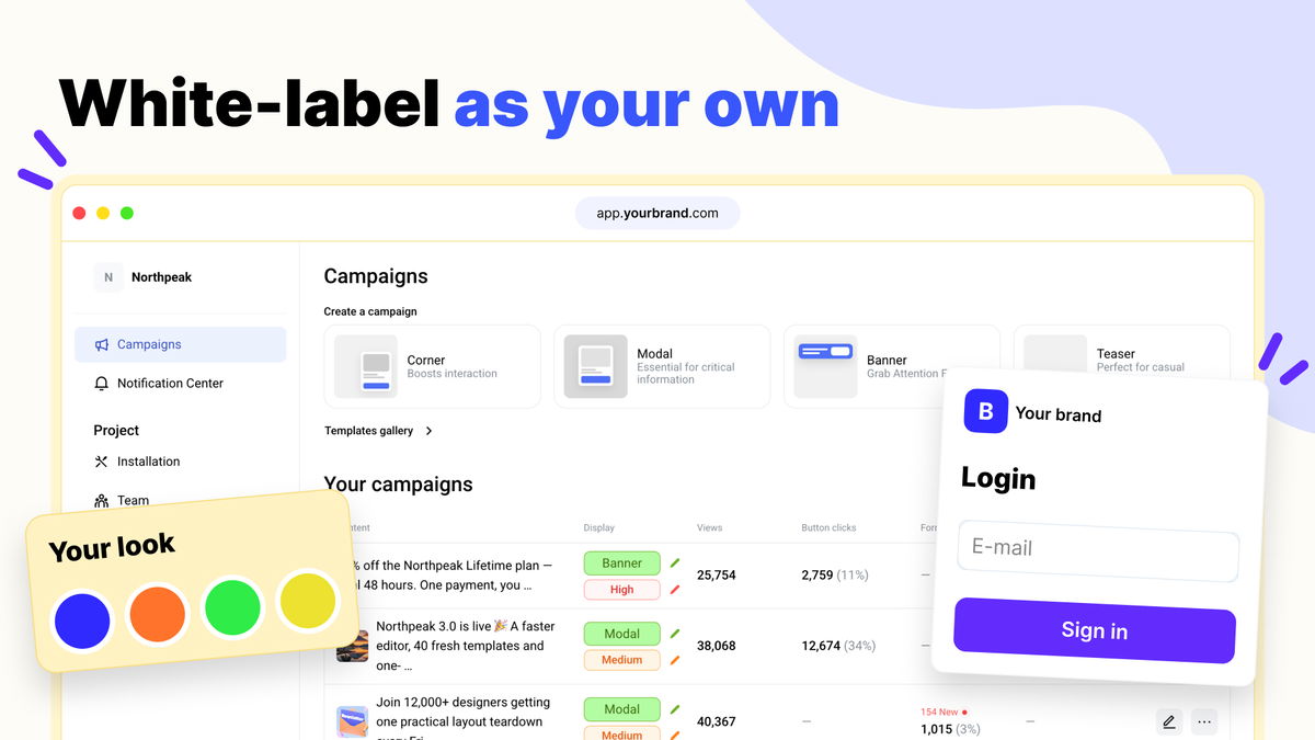 White-label it as your own