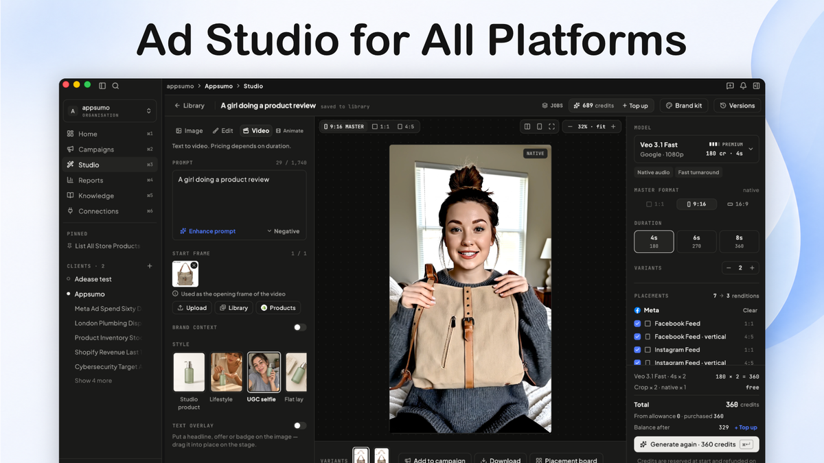 Ad Studio for All Platforms