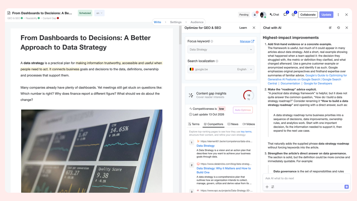 Write on-brand content with AI you control