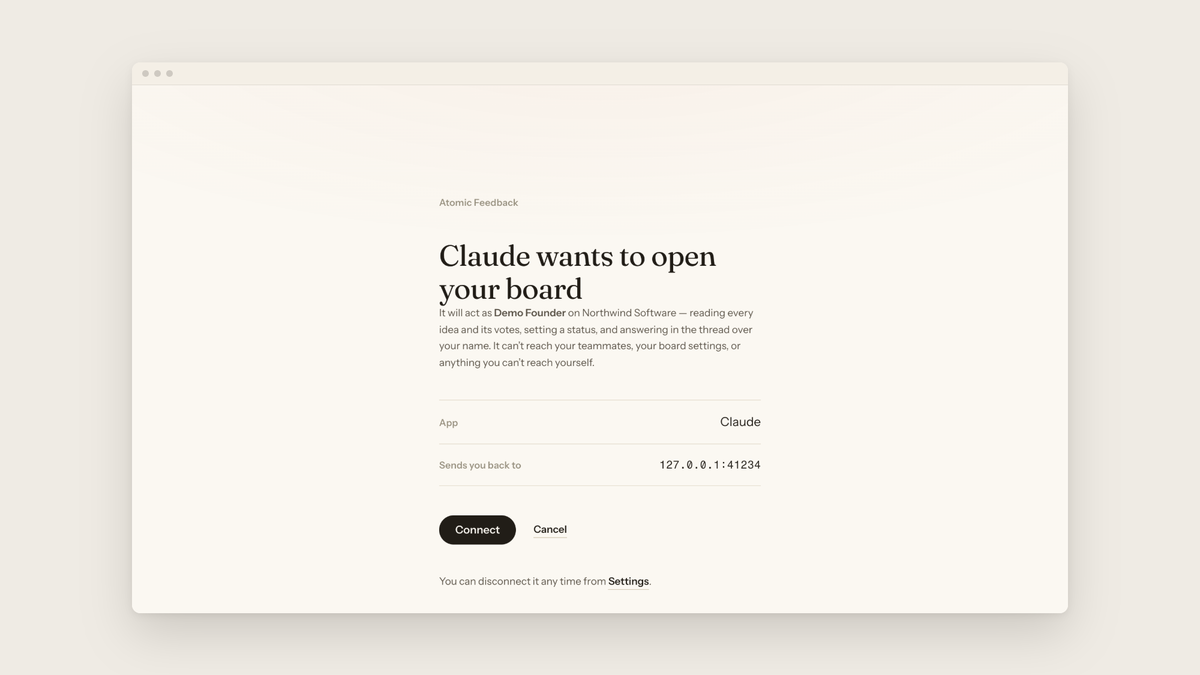 Run your board from Claude or Cursor