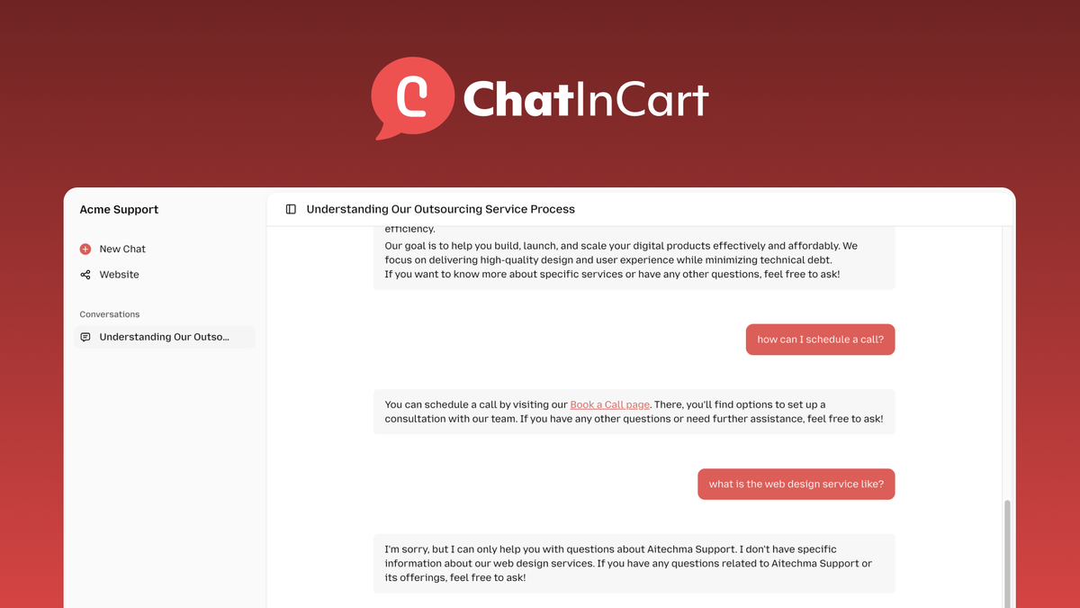 Deploy as a dedicated web page (ChatGPT like)