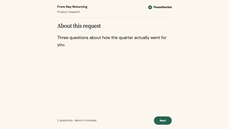 Please Ramble respondent introduction before answering by voice thumbnail