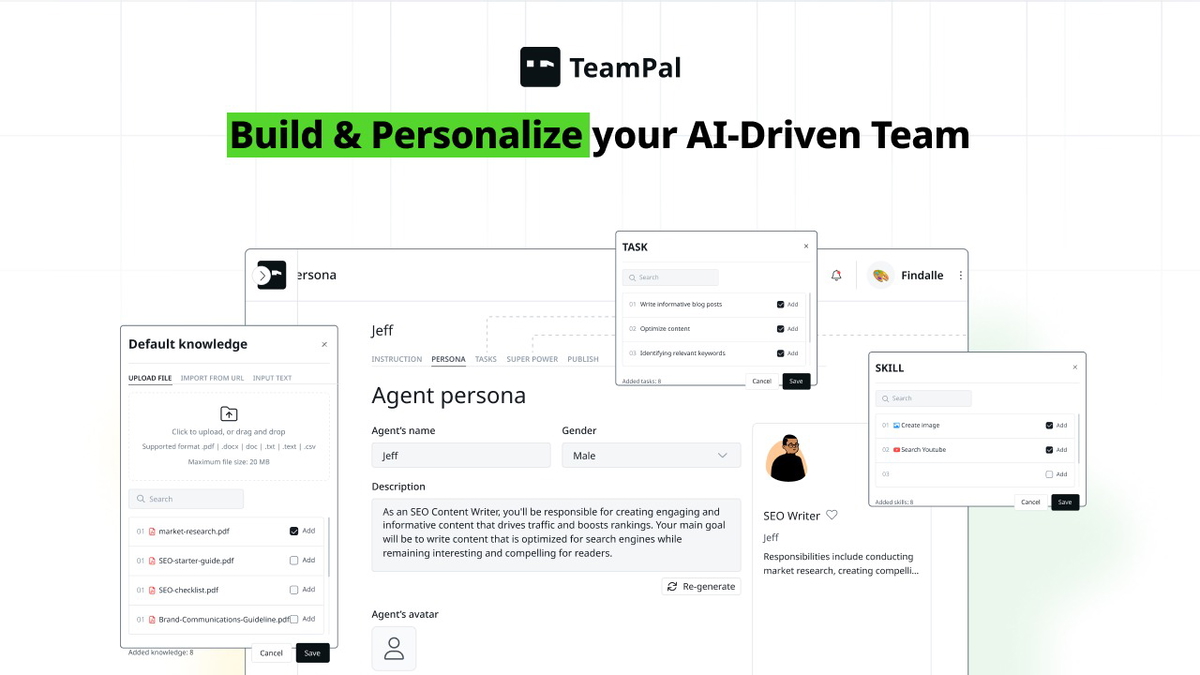 Build your AI workforce