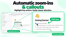 Illustration of how video mule can zoom in into the screen and add callouts thumbnail