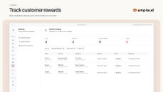 Amplaud reward catalog showing each reward with its recipient and delivery status, and totals for delivered and pending. thumbnail