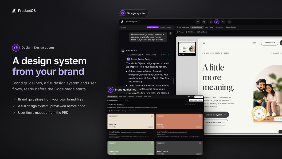Design system and brand guidelines