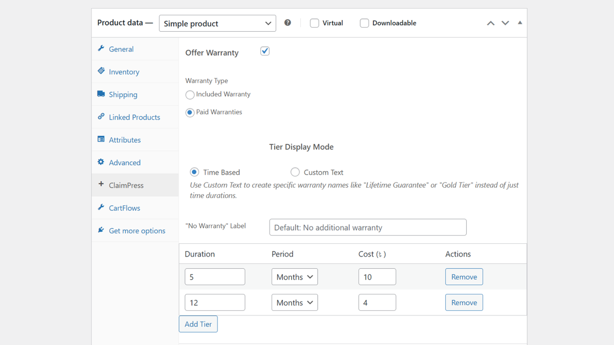 Set Warranty , Return & Exchange