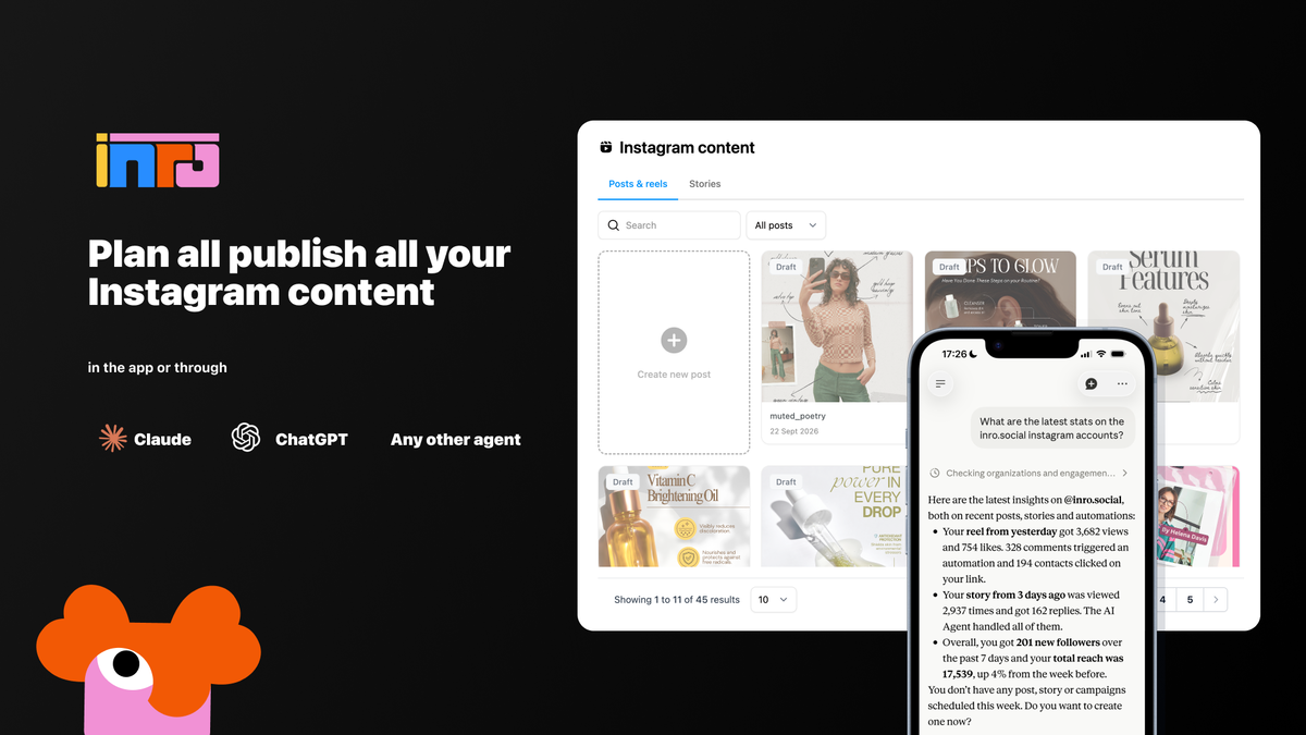 Plan and publish all your Instagram content