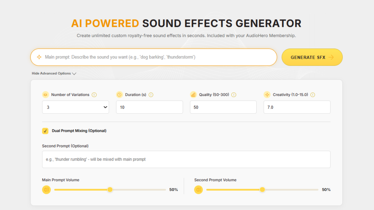 AI Sound Generator