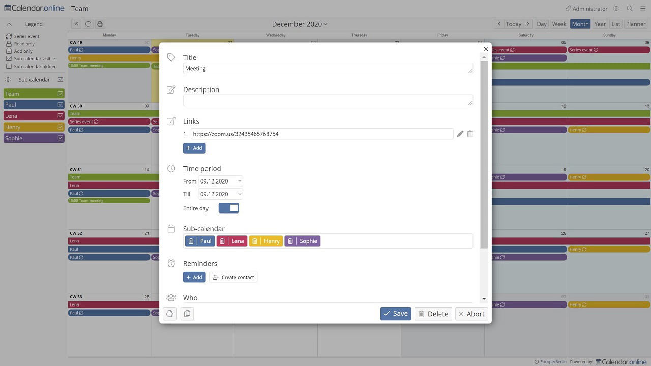 Calendar.online