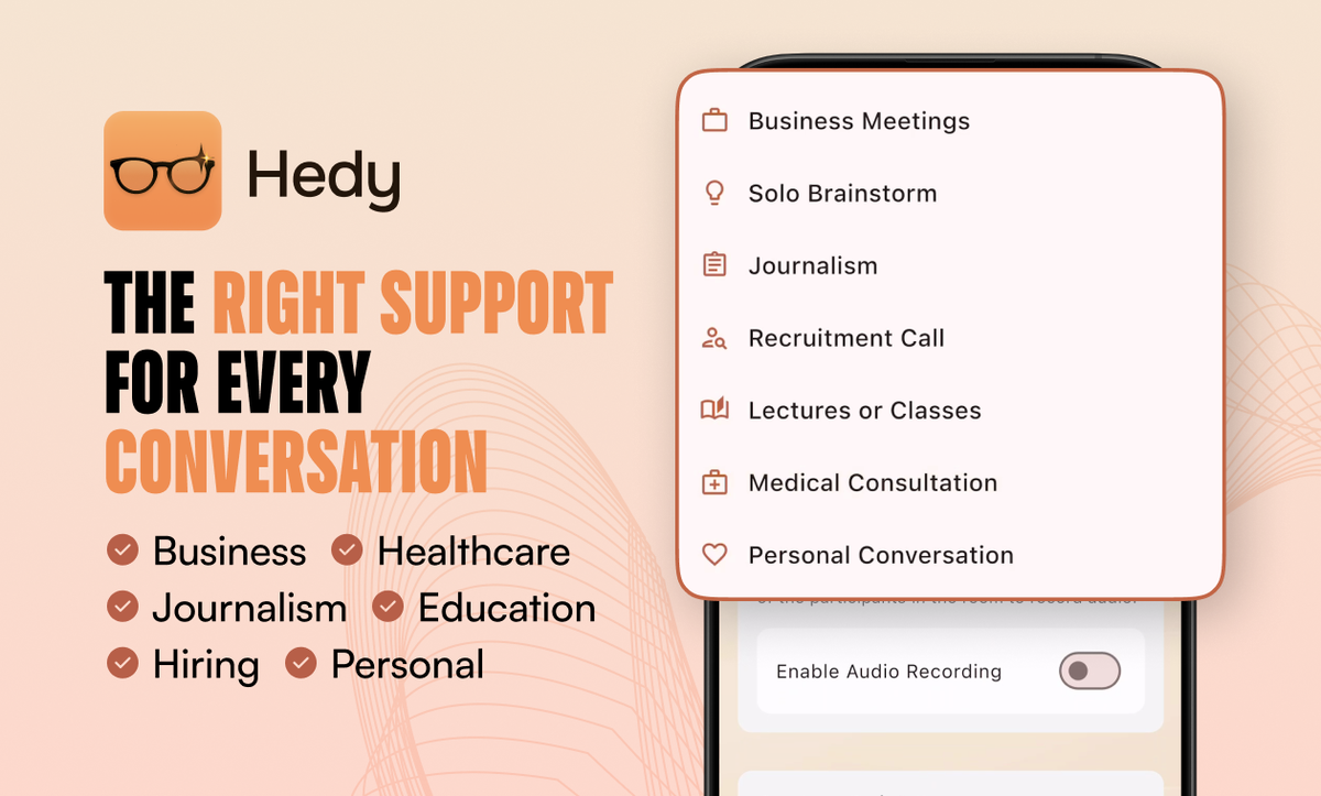 Get live assistance to navigate meetings with confidence and become the brightest person in the room.