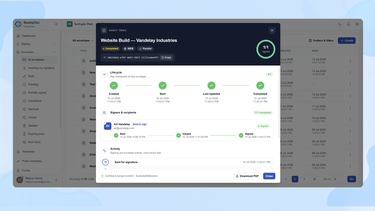 Collect payments with your signature requests