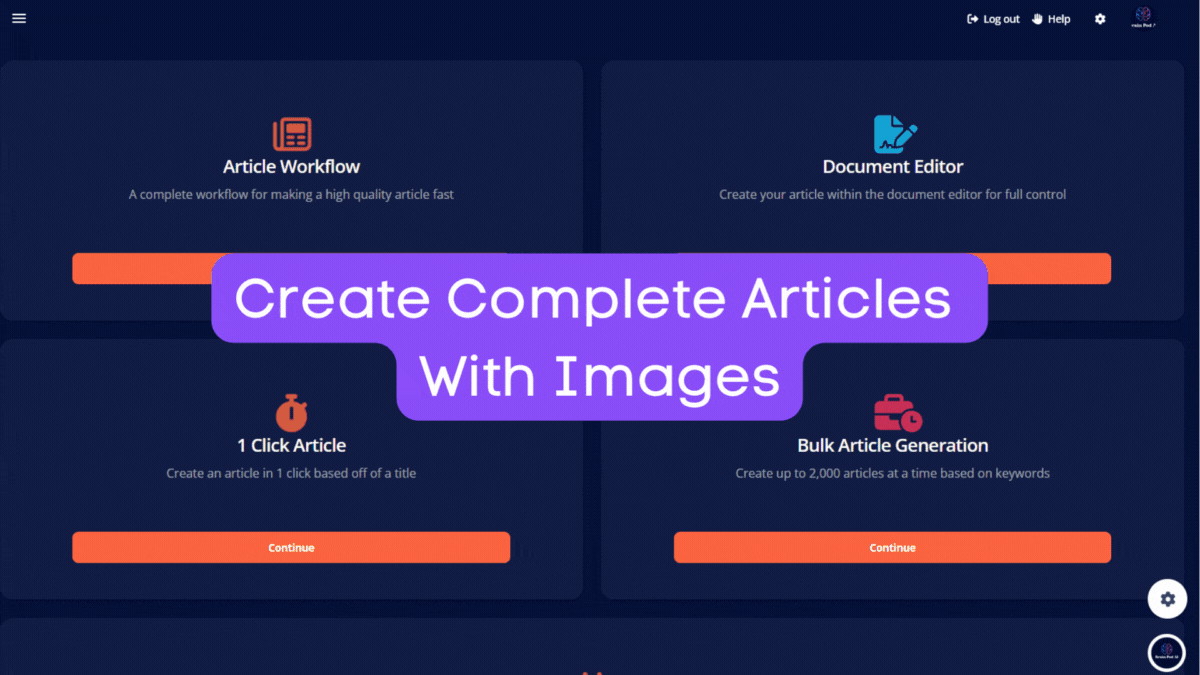 Generate SEO articles