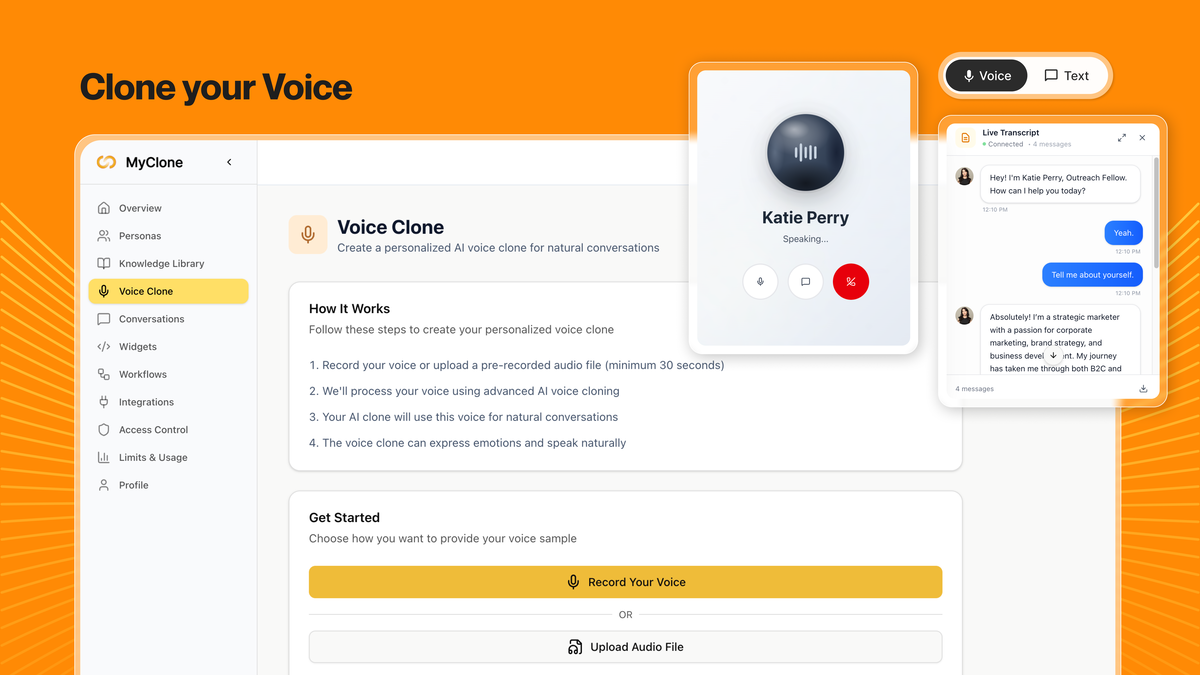 Give voice to your personas