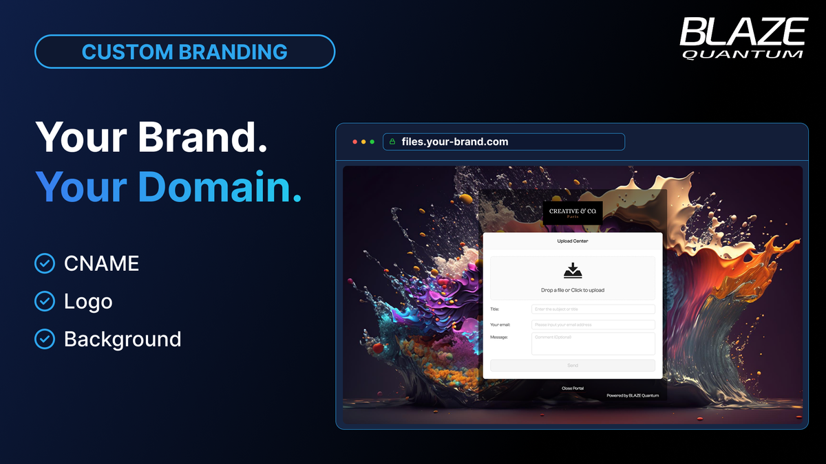 Custom branding