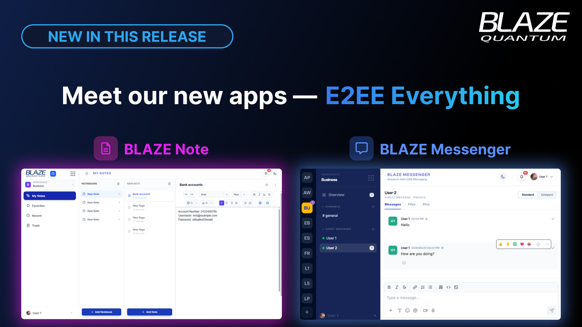New apps