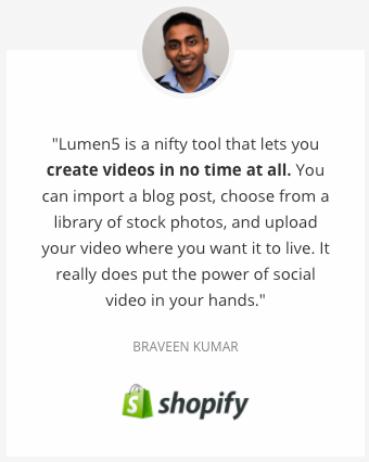 Lifetime Access to Lumen5