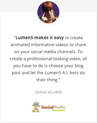 Lifetime Access to Lumen5