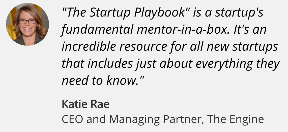 Lifetime Access to The Startup Playbook