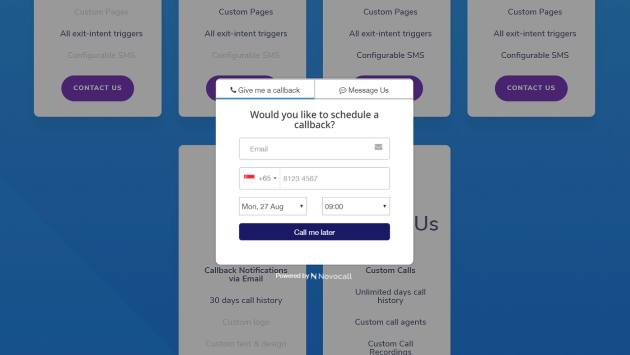 Lifetime Access to Novocall