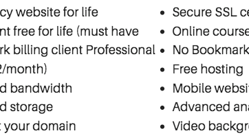 Lifetime Access to Bookmark Agency