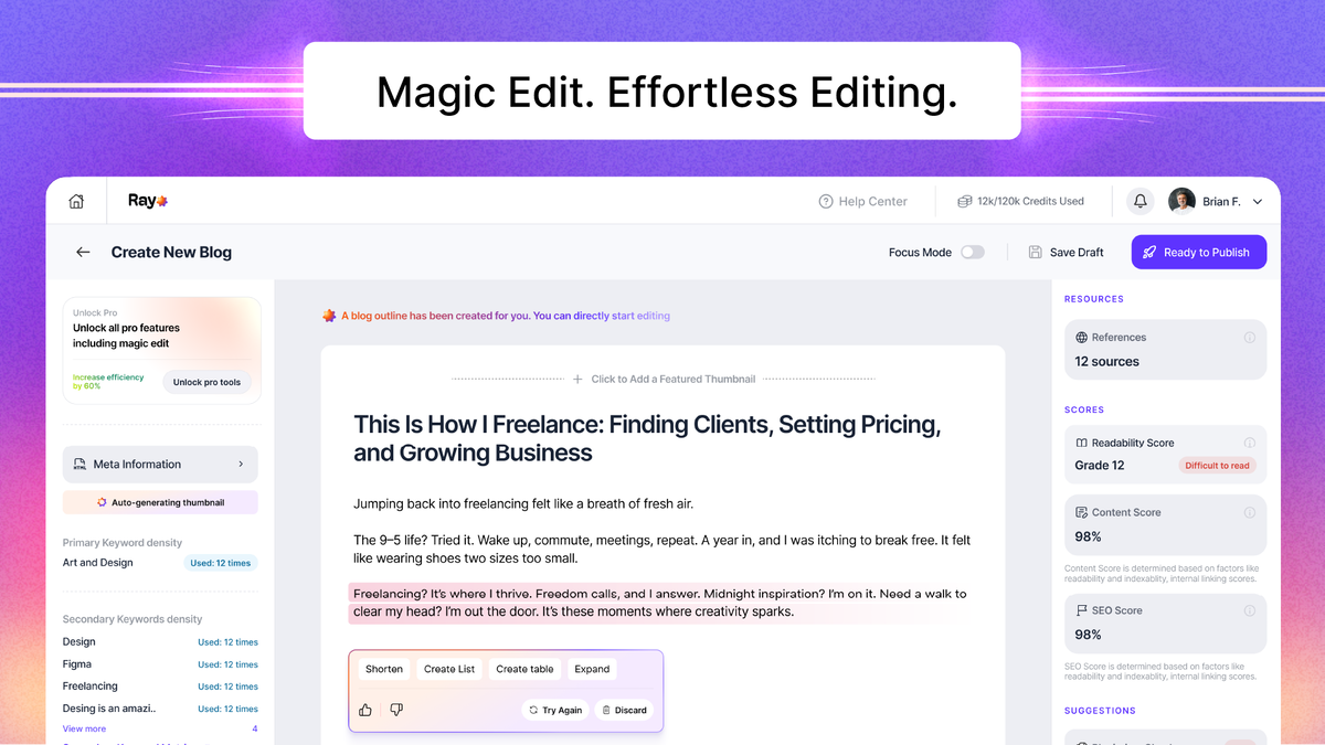 Edit and refine posts like a pro