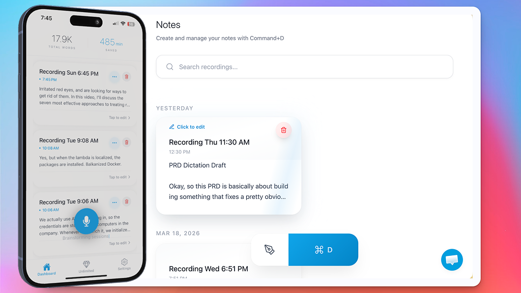 Smart notes feature