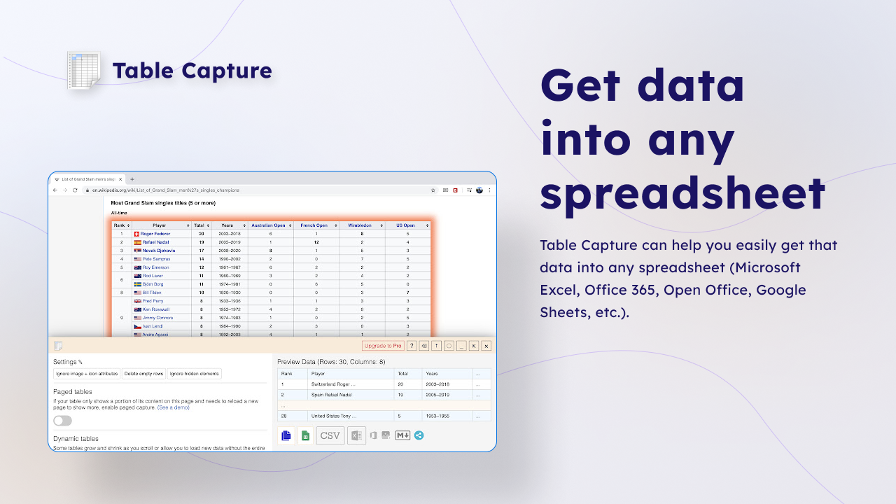 Table Capture AppSumo