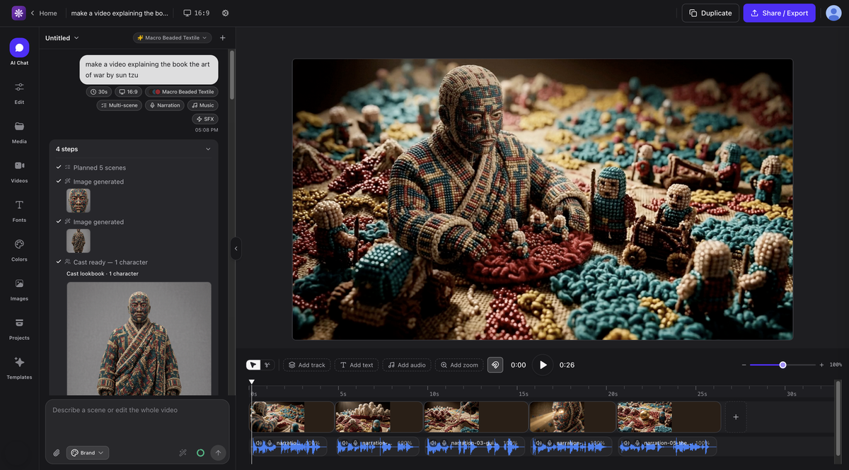 Generate AI images and one-page infographics