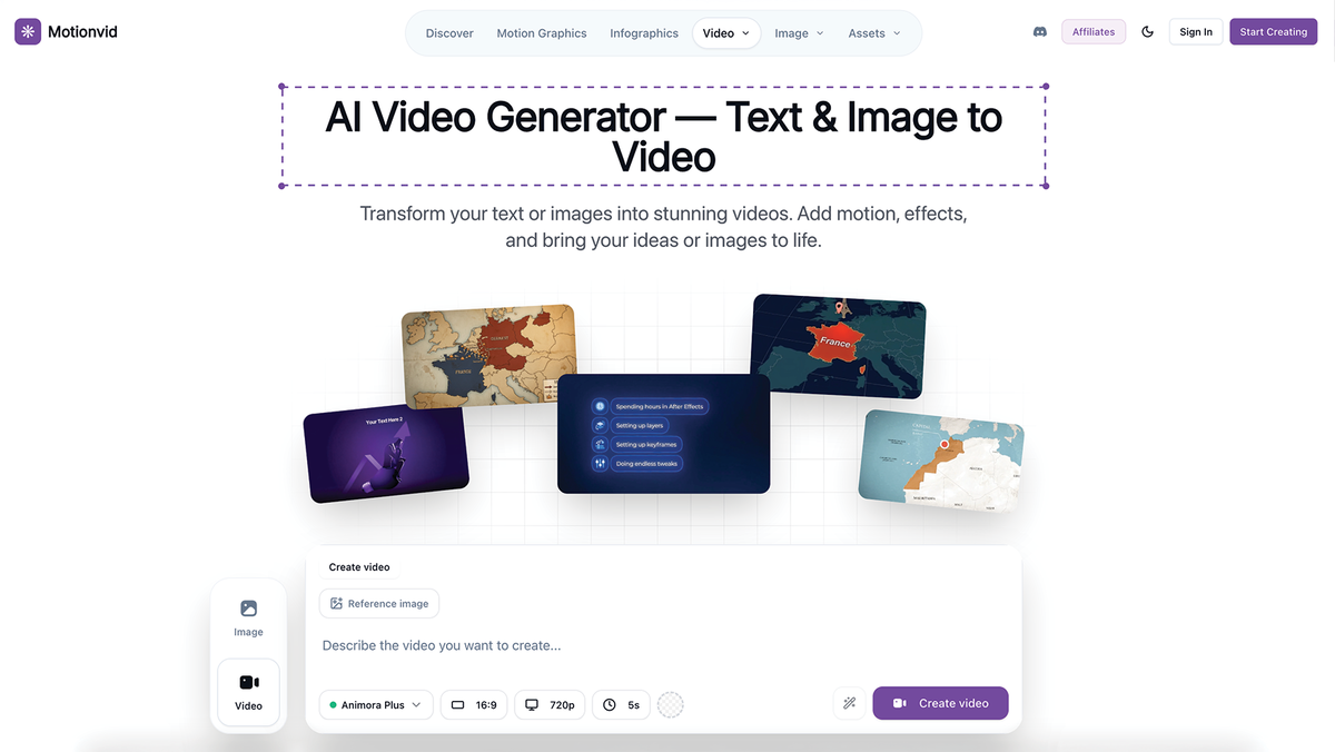Generate AI images and one-page infographics