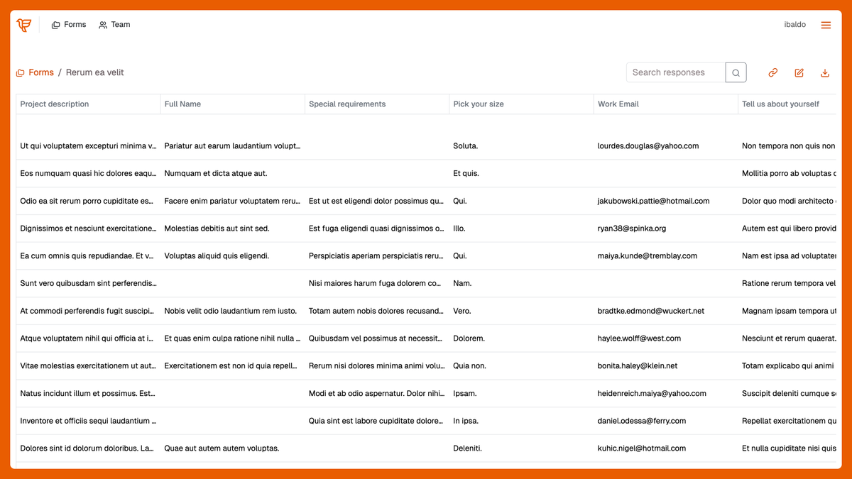 Collect unlimited leads and feedback