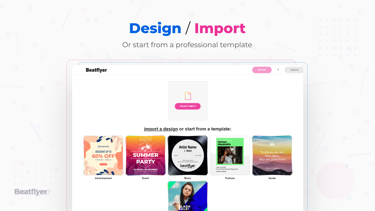 Beatflyer - Engaging Video Posts
