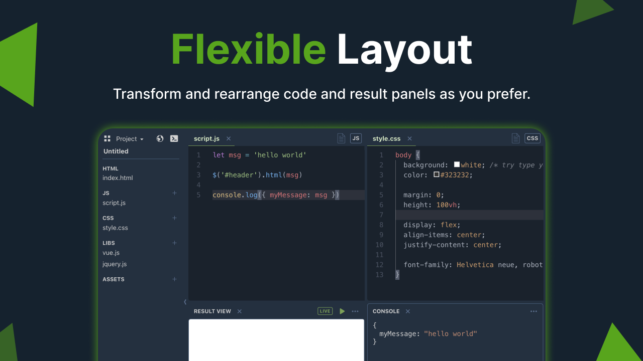 PlayCode - Javascript Playground