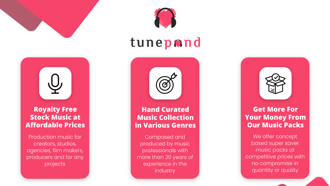 Tunepond: Royalty Free Music - Plus exclusive