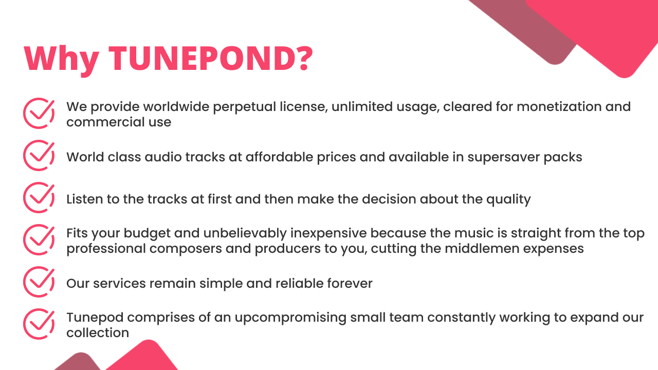 Tunepond: Royalty Free Music - Plus exclusive