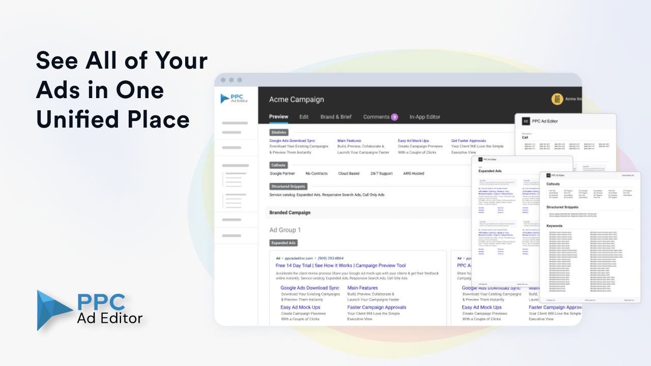 PPC Ad Editor