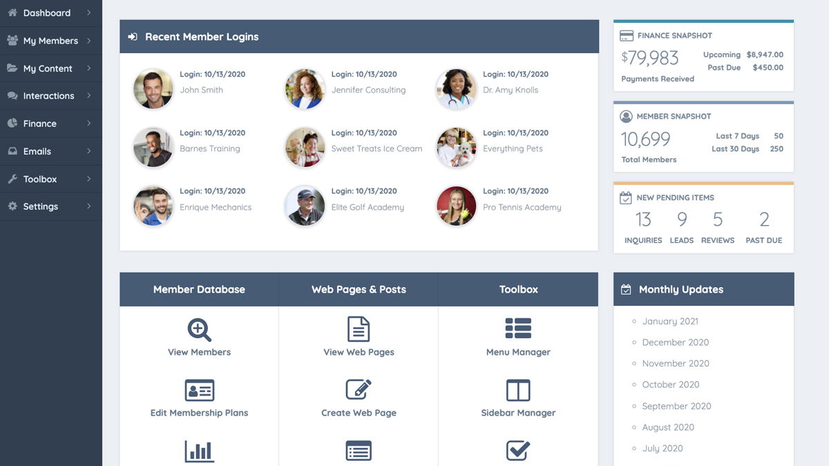Whip up your membership site