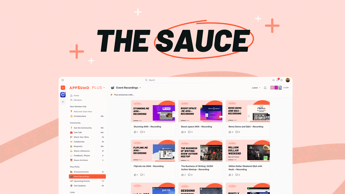 Tap into the power of community: The Sauce