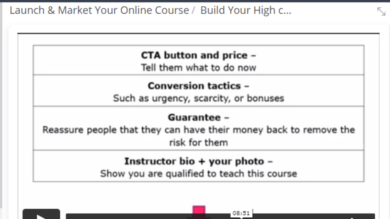 Launch & Market Your Online Course