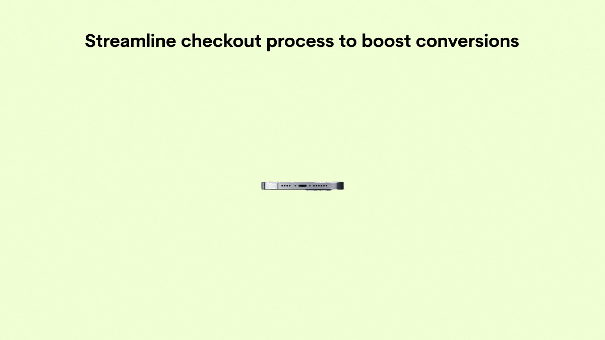 Checkout process