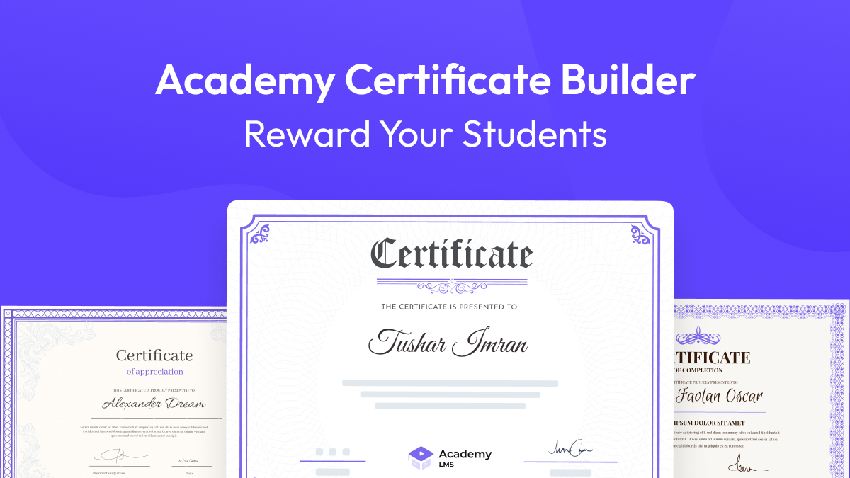 Certificate builder