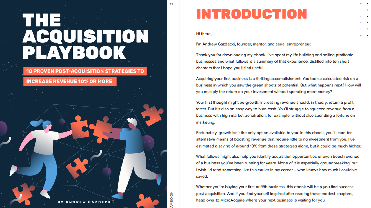 Introduction page and cover of ebook