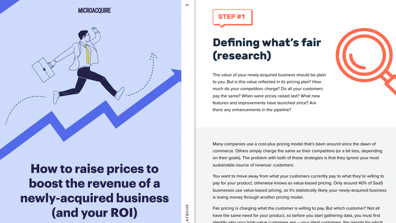 Page excerpt on boosting business ROI