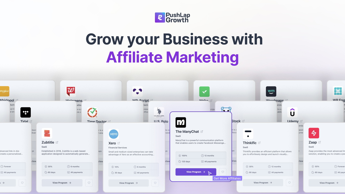 Manage affiliates with ease