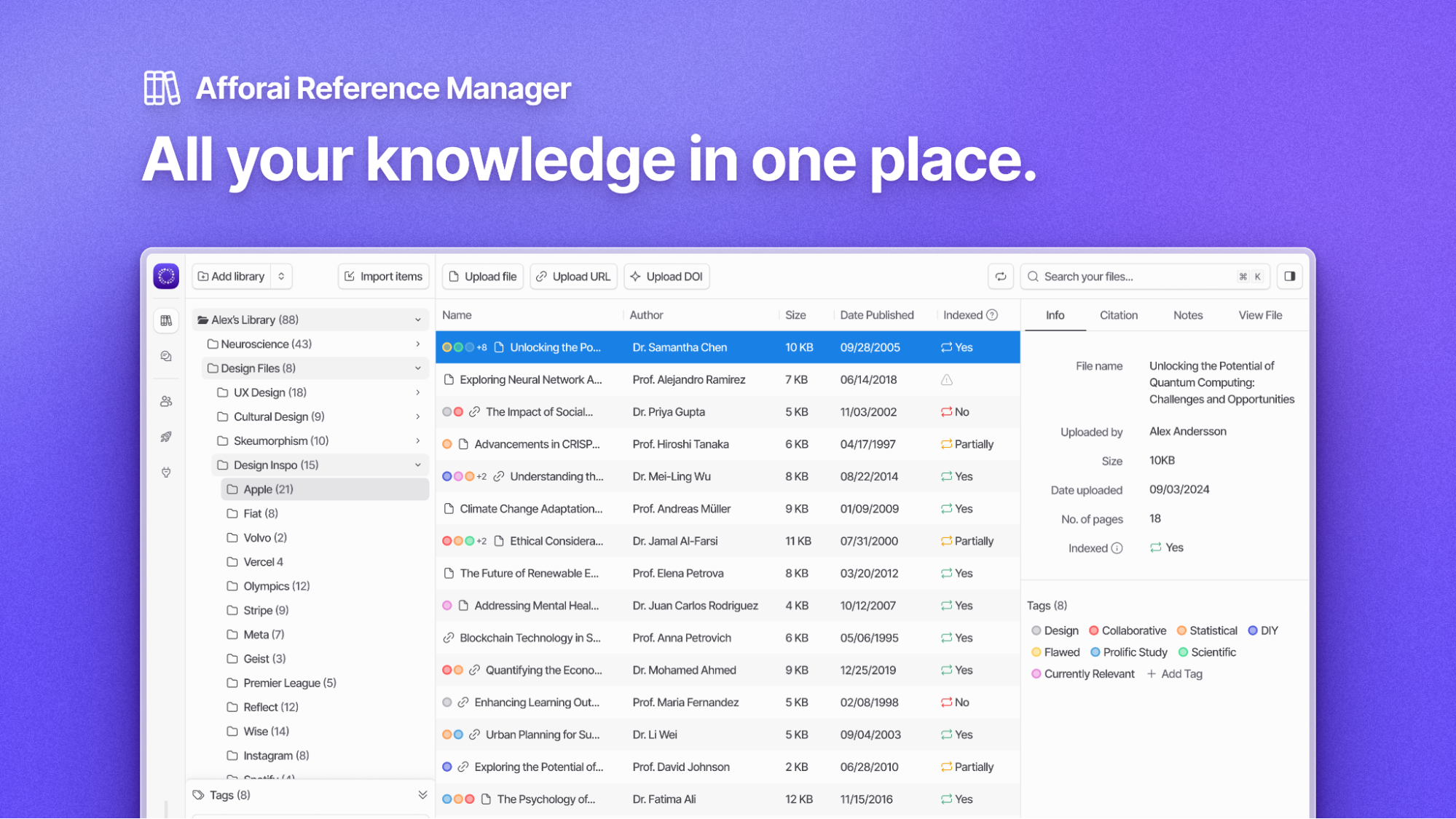 Research reference manager